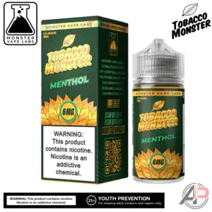 Menthol E-Liquid By Tobacco Monster Vape Labs 100mL