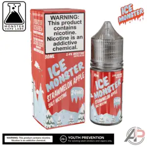 Strawmelon Apple Salt Nicotine By Ice Monster Vape Labs 30mL