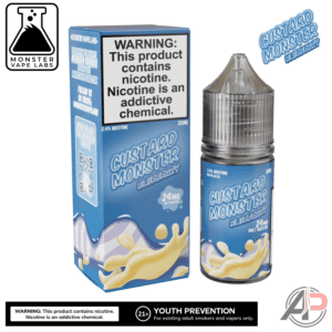 Blueberry Salt Nicotine By Custard Monster Vape Labs 30mL