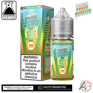 Mango Peach Guava Ice Salt Nicotine By Frozen Fruit Monster Vape Labs 30mL