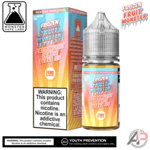 Passionfruit Orange Guava Ice Salt Nicotine By Frozen Fruit Monster Vape Labs 30mL