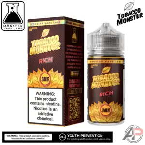 Rich Tobacco E-Liquid By Tobacco Monster Vape Labs 100mL