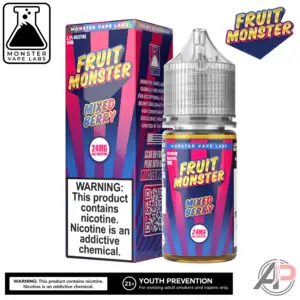 Mixed Berry Salt Nicotine By Fruit Monster Vape Labs 30mL