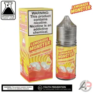 Strawberry Lemonade Salt Nicotine By Lemonade Monster Vape Labs 30mL