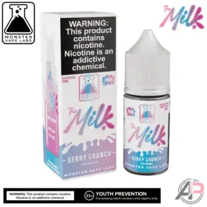 The Milk Berry Crunch Salt Nicotine By Monster Vape Labs 30mL