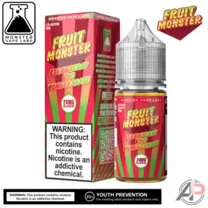 Strawberry Kiwi Pomegranate Salt Nicotine By Fruit Monster Vape Labs 30mL
