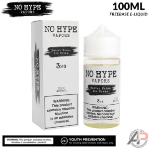 No Hype Vapors Butter Pecan Ice Cream E-Liquid 100mL