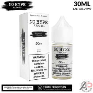 No Hype Vapors Caramel Tobacco Salt Nicotine 30mL