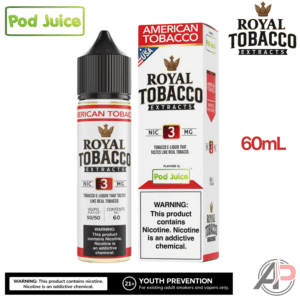 Pod Juice Royal Tobacco Extracts American Tobacco E-Liquid 60mL