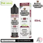 Pod Juice Royal Tobacco Extracts Virginia Tobacco E-Liquid 60mL