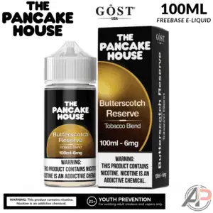 The Pancake House Butterscotch Reserve Tobacco Blend Gost Vapor E-Liquid 100mL