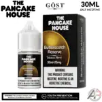 The Pancake House Butterscotch Reserve Tobacco Blend Gost Vapor Salt Nicotine 30mL