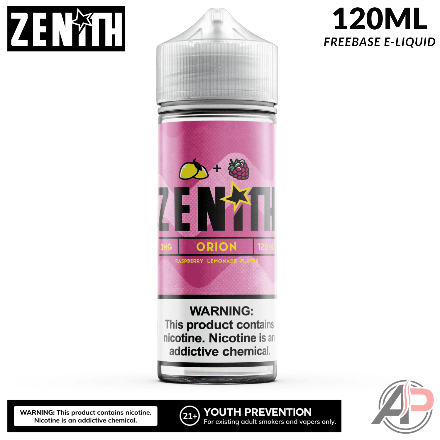 120 ml vape juice Zenith Orion E-Liquid 120mL Flavour:Red Sour Raspberry NEW ARRIVALS MT15000 Turbo Lost Mary