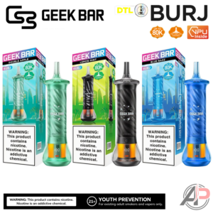 Geek Bar Burj 80K Puffs Hookah Disposable Vape Device