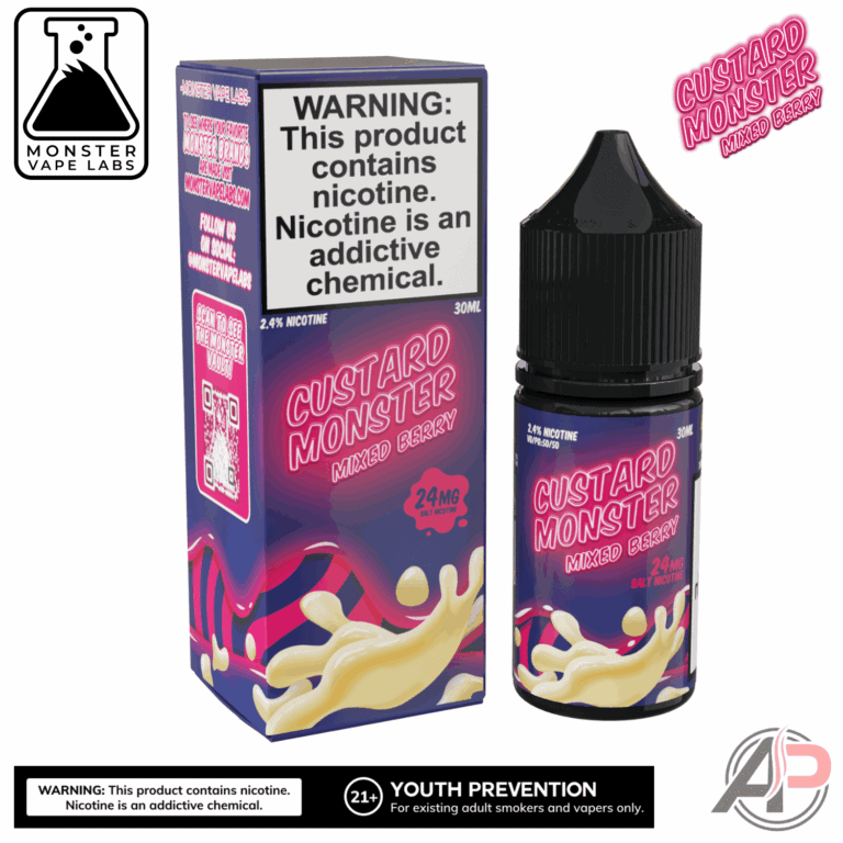 Mixed Berry Salt Nicotine By Custard Monster Vape Labs 30mL