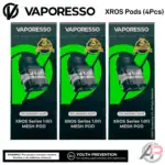 Vaporesso Xros Replacement Pods 4 Pack