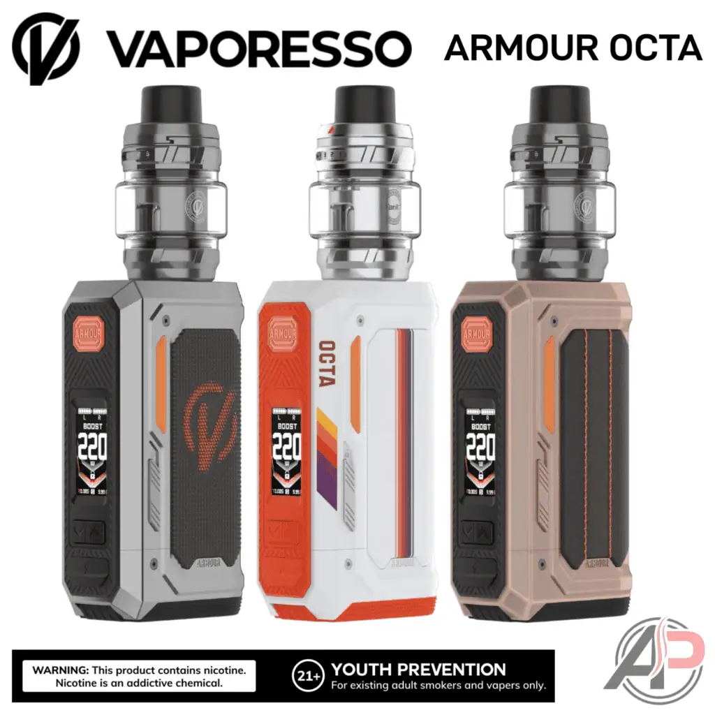 Vaporesso Armour Octa 220W Box Mod Starter Kit Device