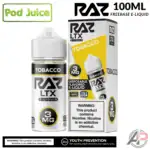Pod Juice X Raz Tobacco E-Liquid 100mL