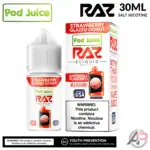 Pod Juice x Raz Strawberry Glazed Donut Salt Nicotine 30mL