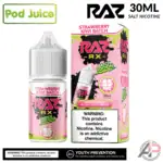 Pod Juice x Raz Strawberry Kiwi Batch Salt Nicotine 30mL